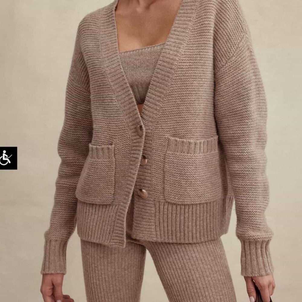 House of CB Taupe Knit set